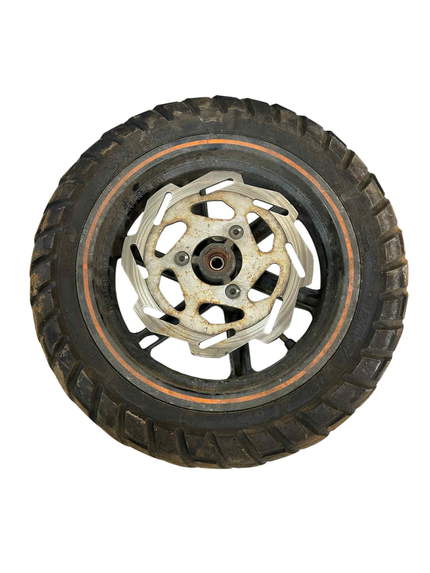 12" 6 egers forhjul