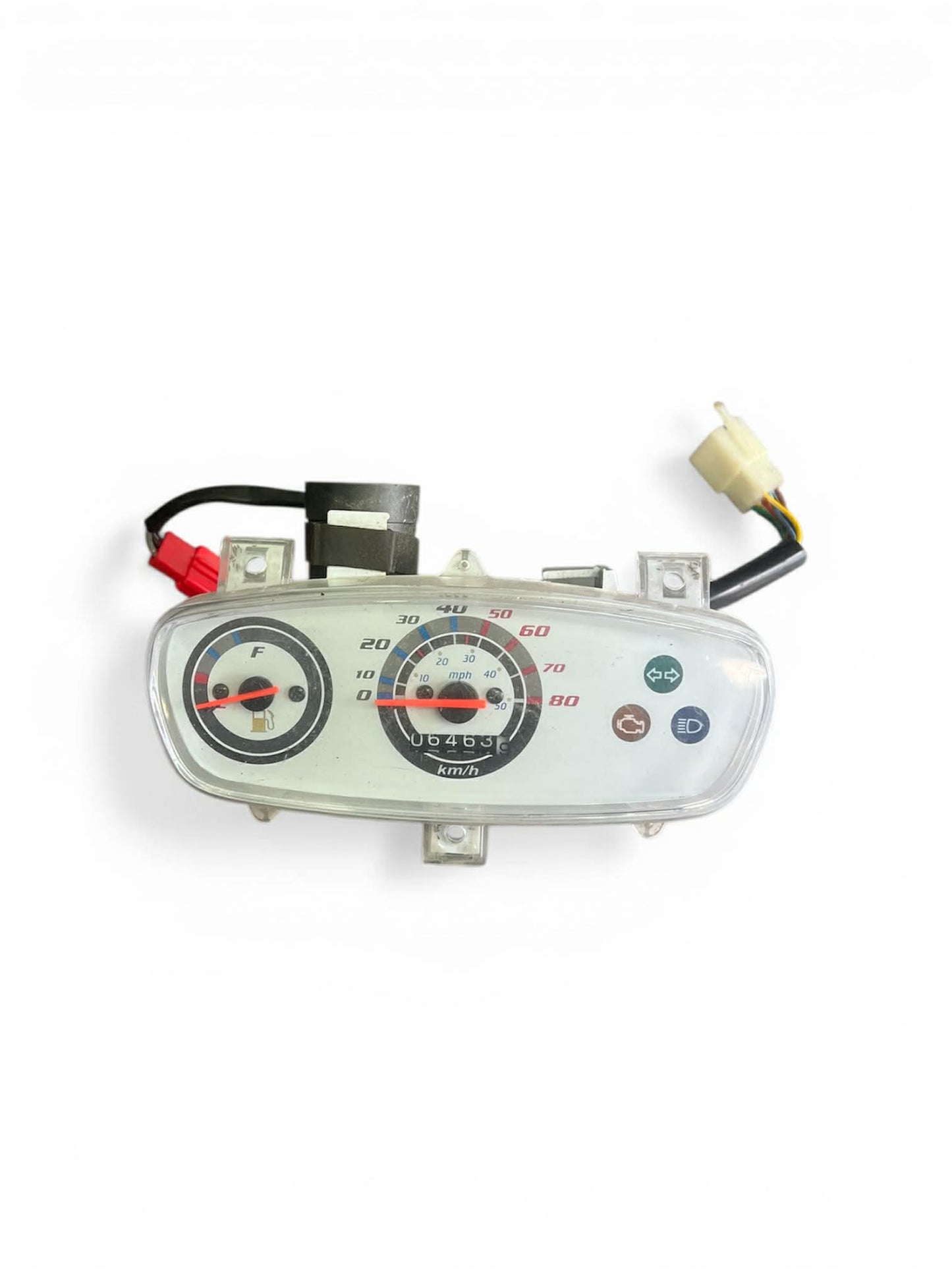 Speedometer - hvid (MotoCR)
