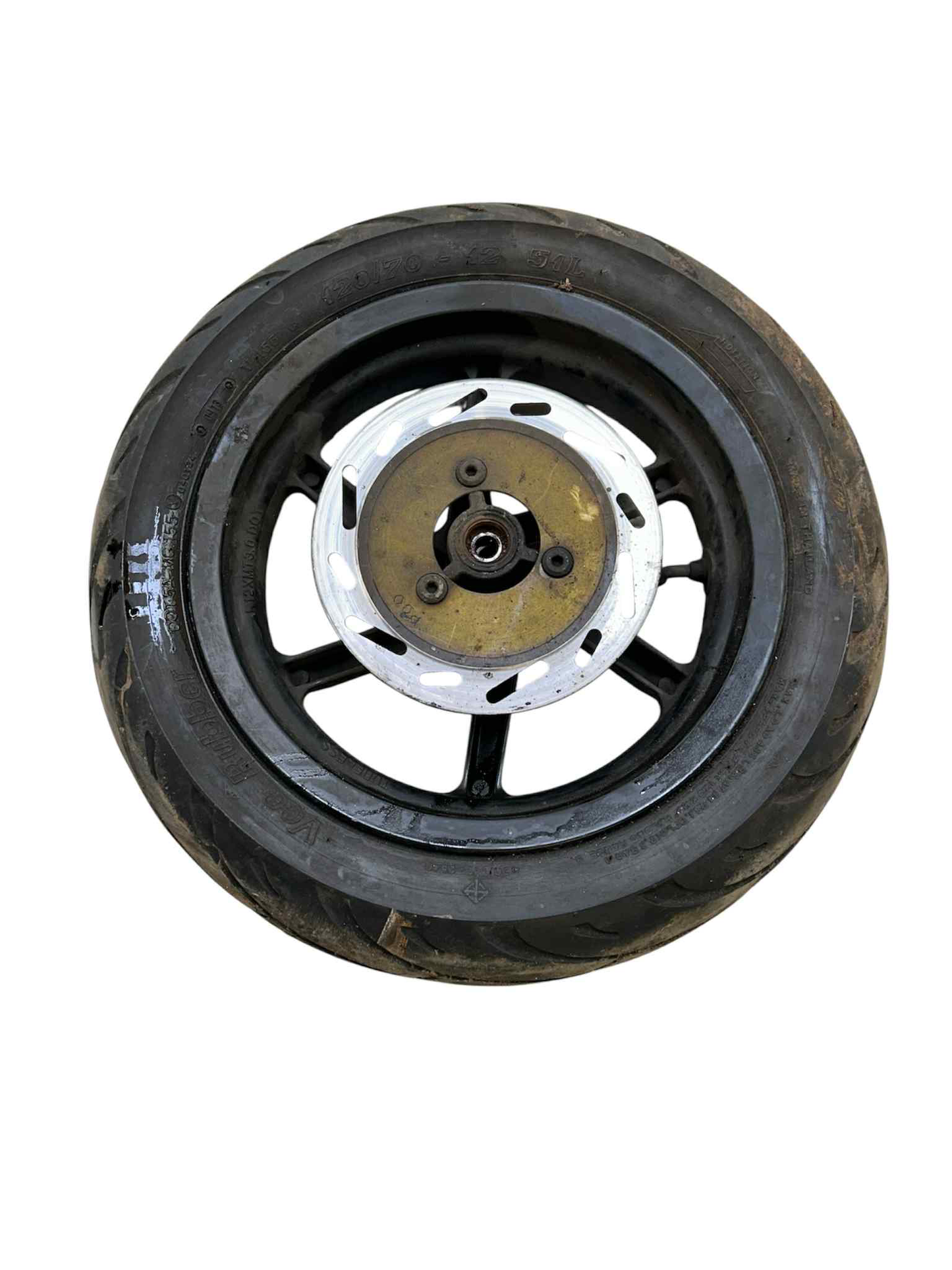 12" 6 egers forhjul