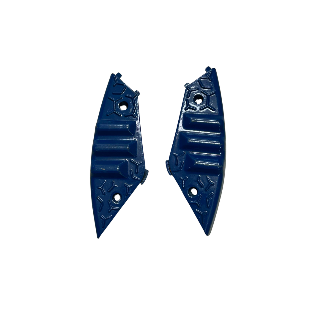 Fodplader, bag (blå)