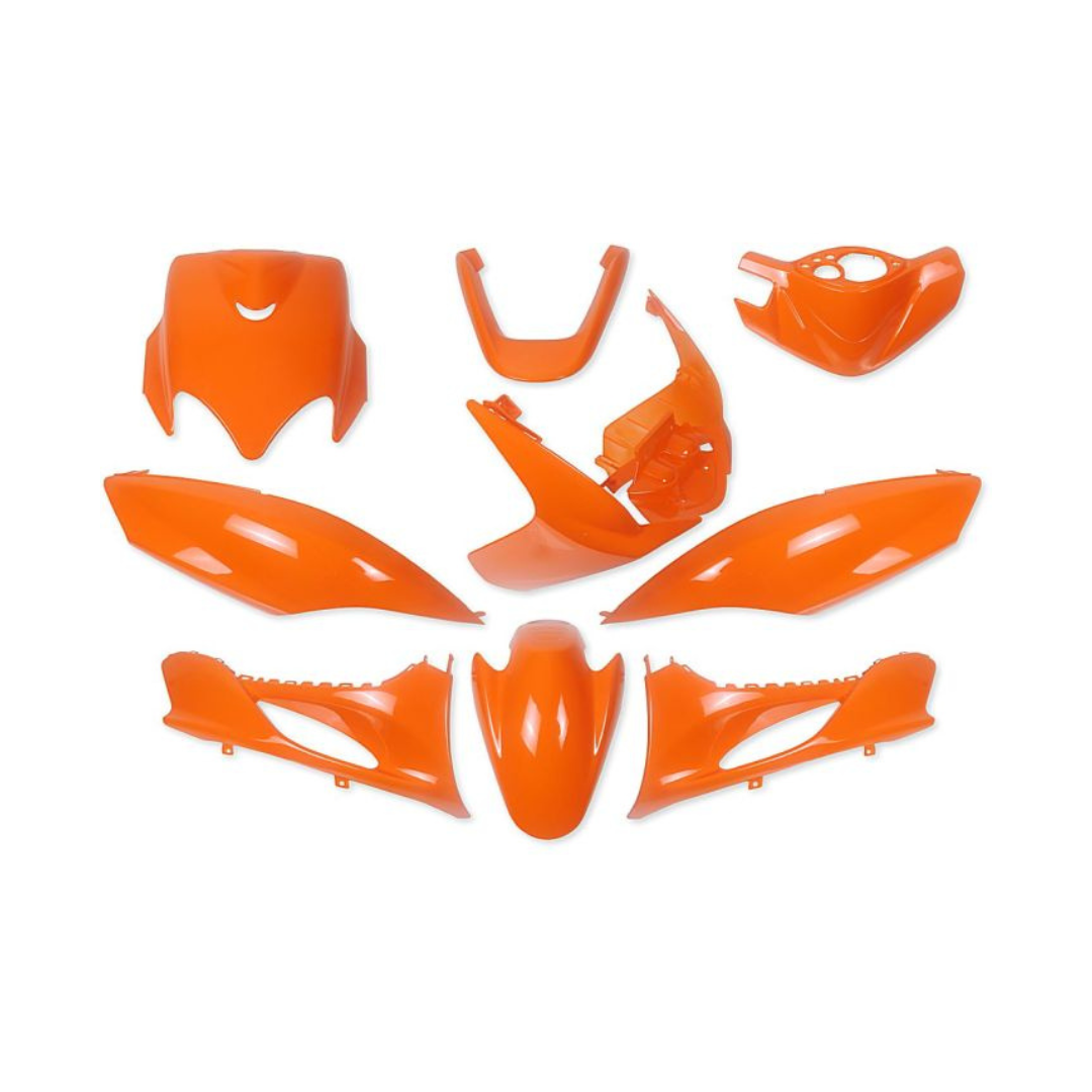 Skjoldsæt komplet - orange