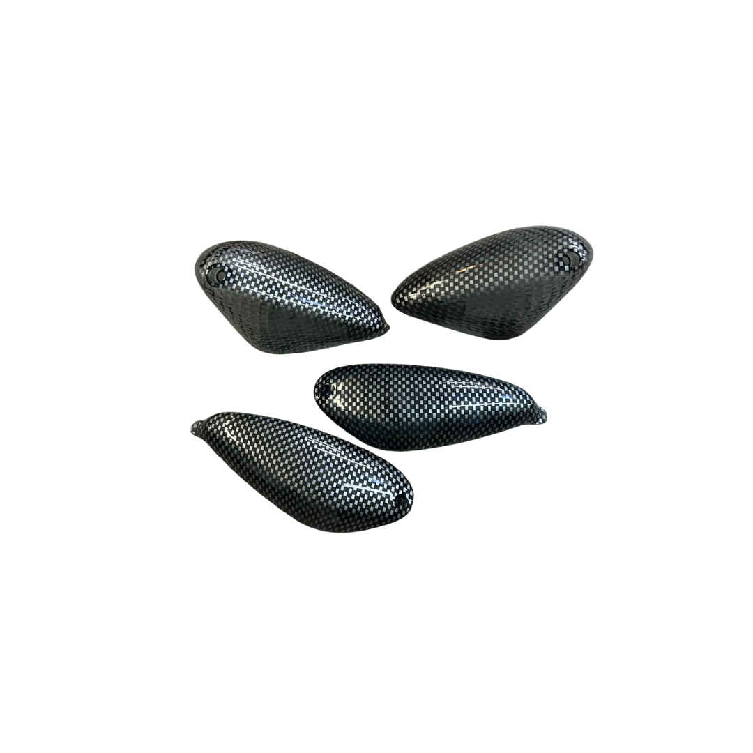 Blinklysglas-sæt carbon - NRG