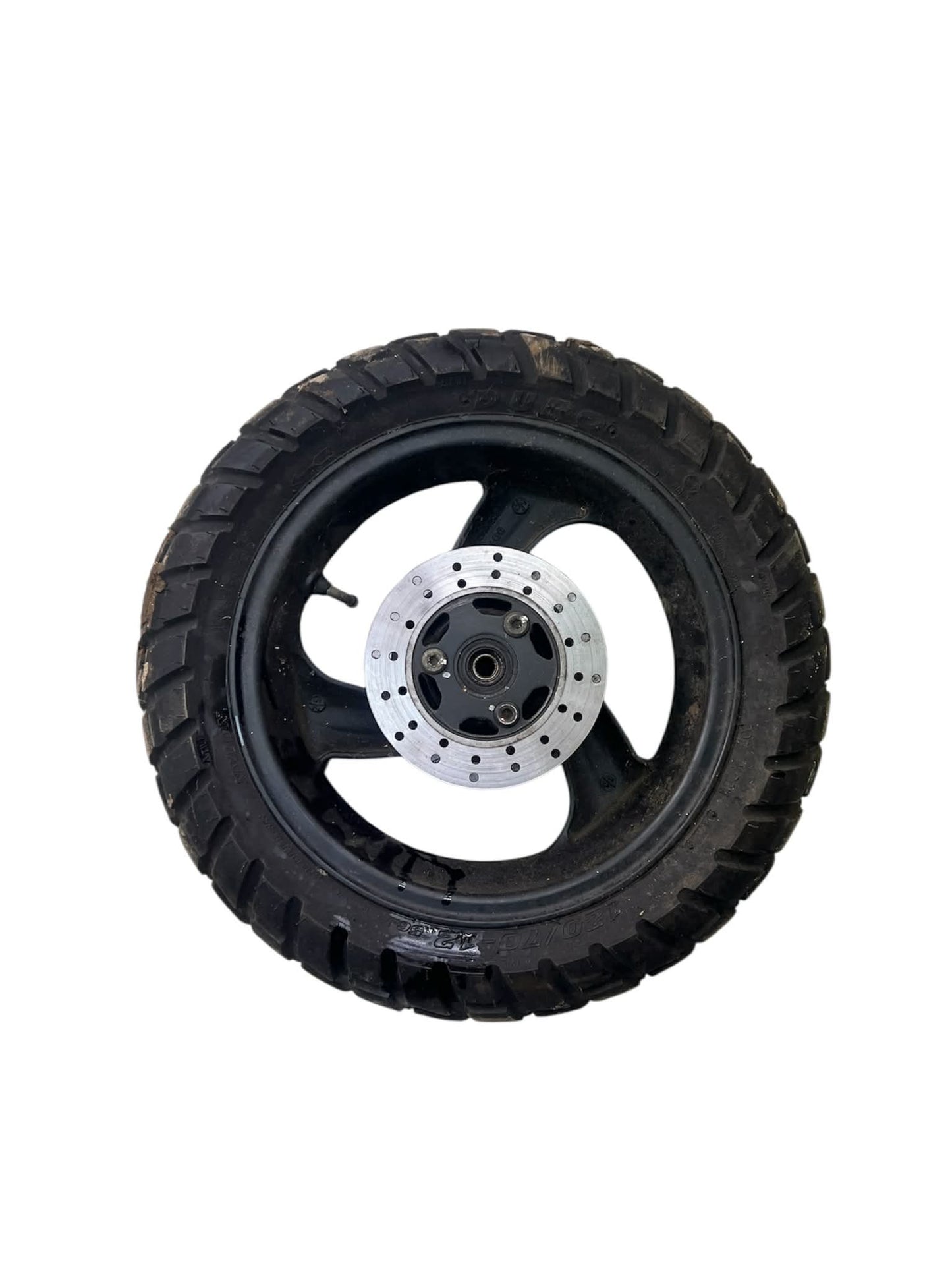 12" 3 egers forhjul