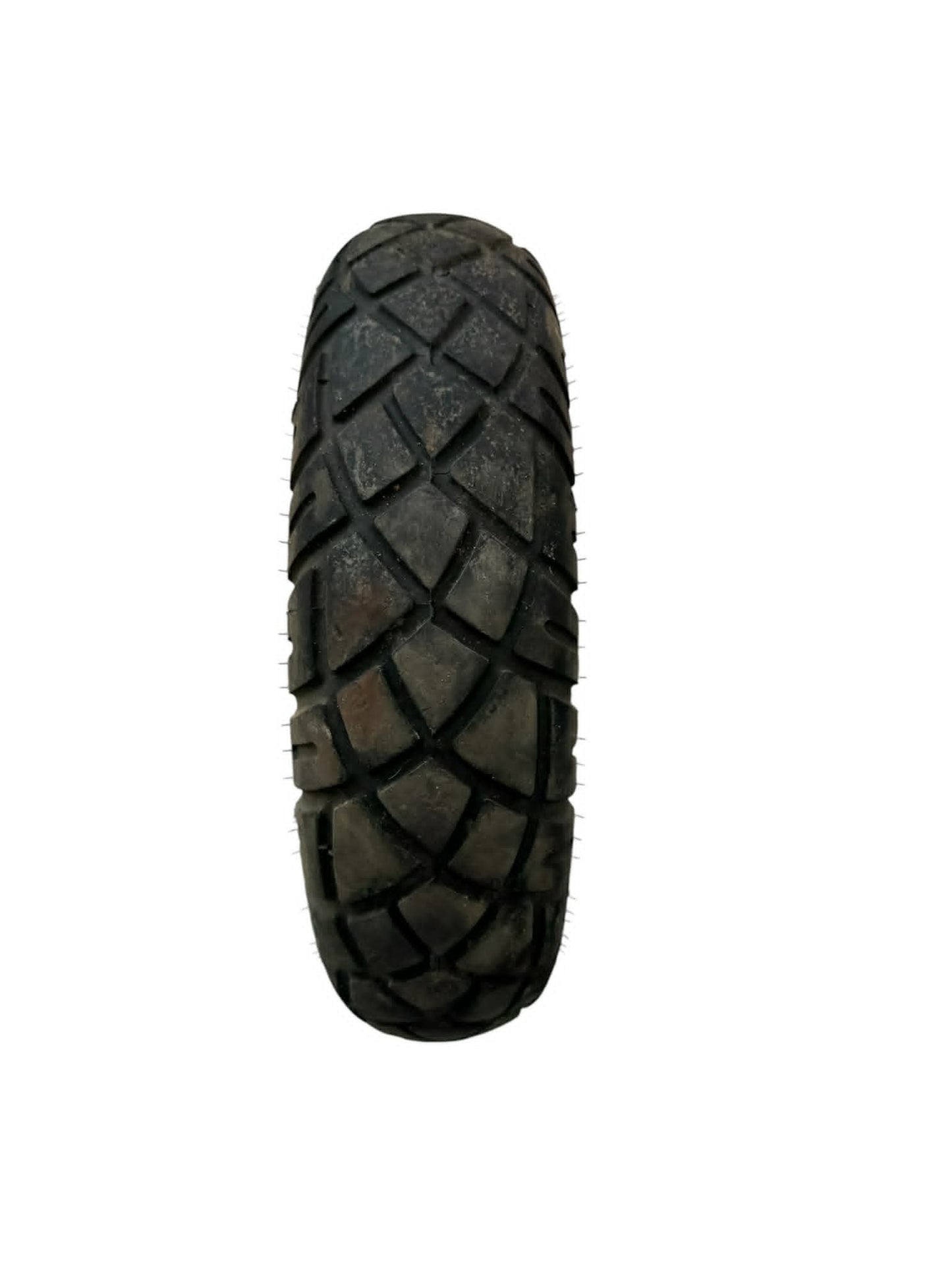 12" 3 egers baghjul - sølv