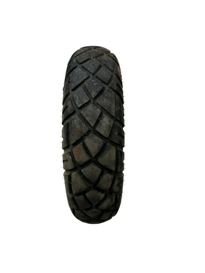 12" 3 egers baghjul - sølv