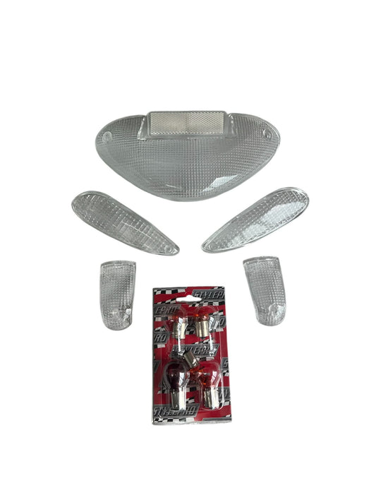 Lygteglassæt klar - Suzuki Katana