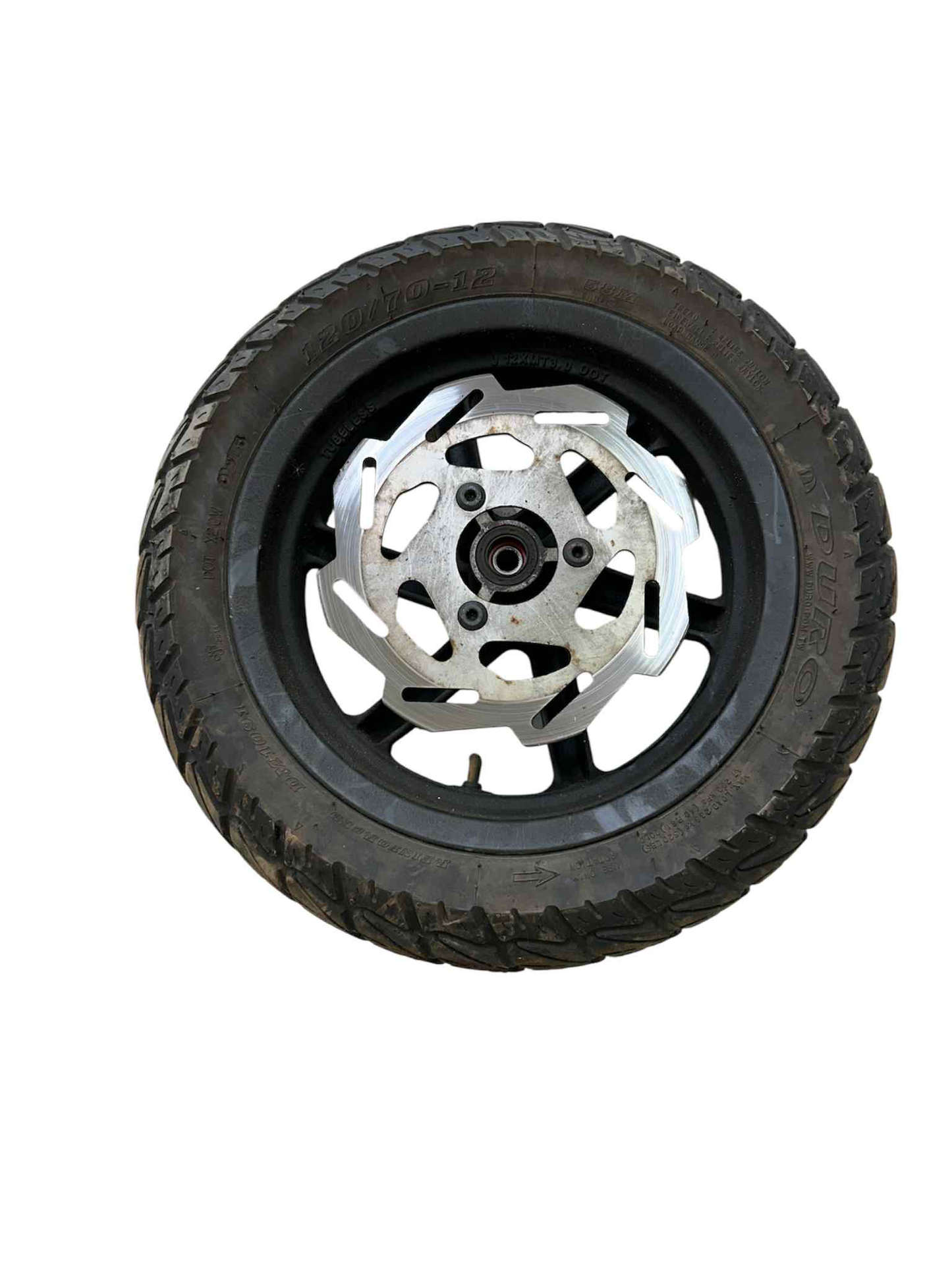 12" 6 egers forhjul