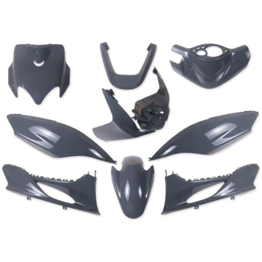 Skjoldsæt komplet - nardo grey