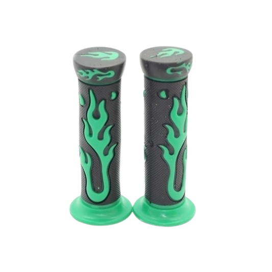 Håndtag flame - sort/grøn