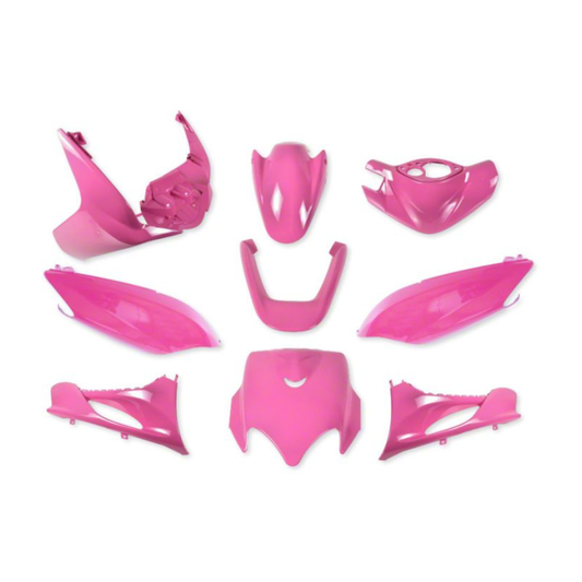 Skjoldsæt komplet - pink