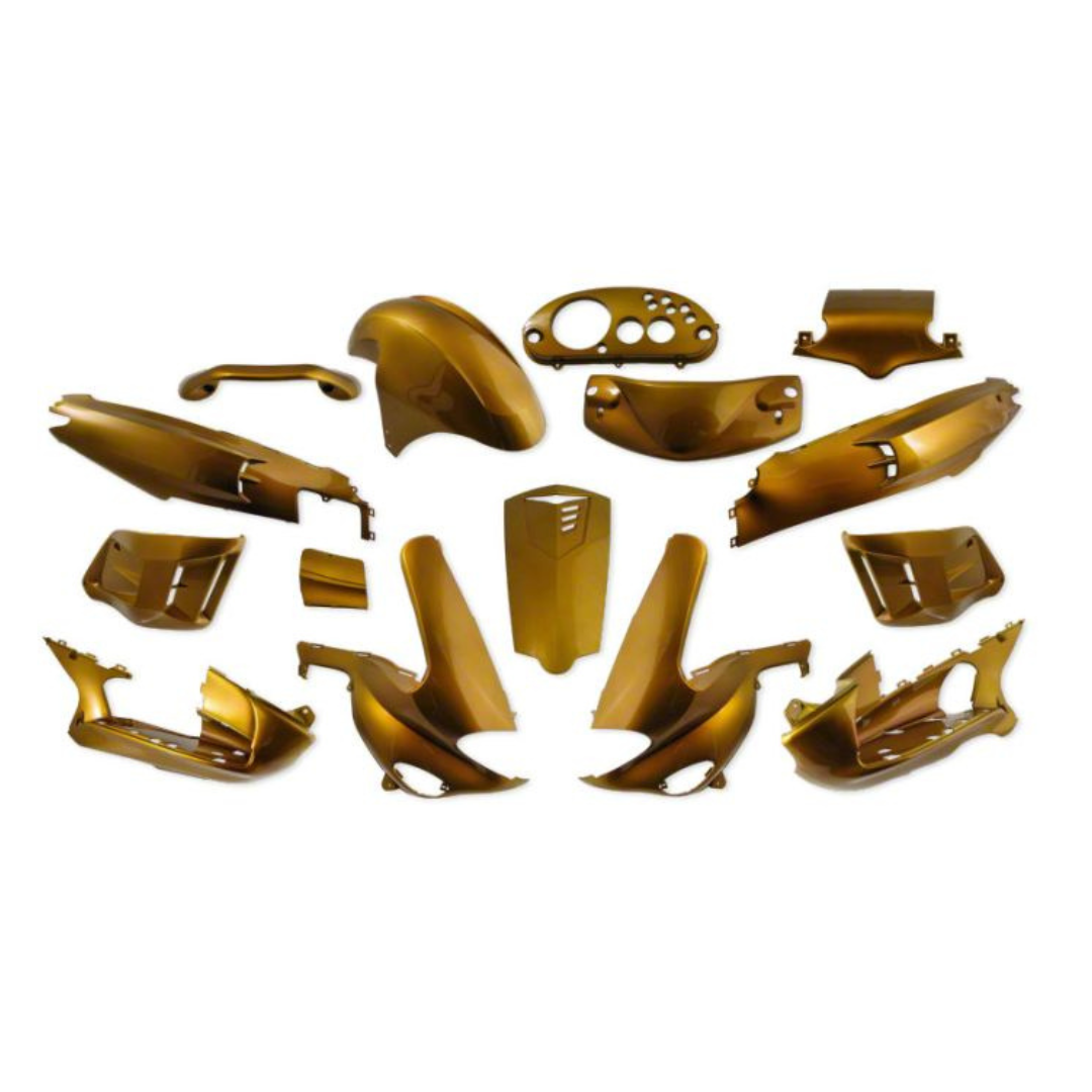 Skjoldsæt Metallic Guld - Runner
