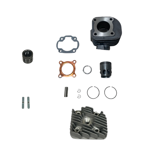Cylinderkit komplet - 50cc - ø10mm