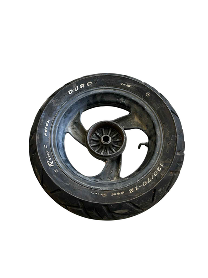 12" 3 egers baghjul