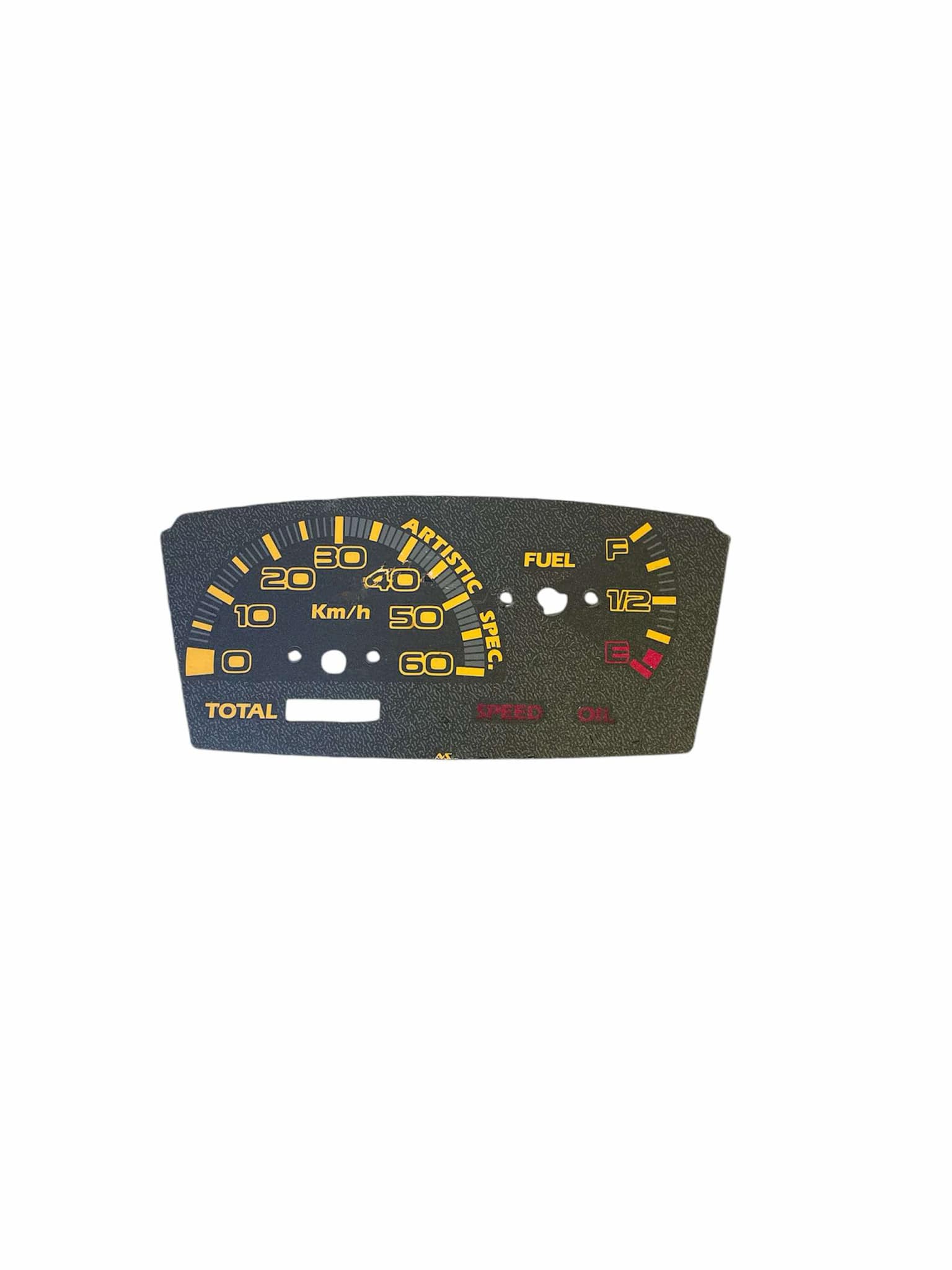 Bagplade - speedometer-Knallertdele